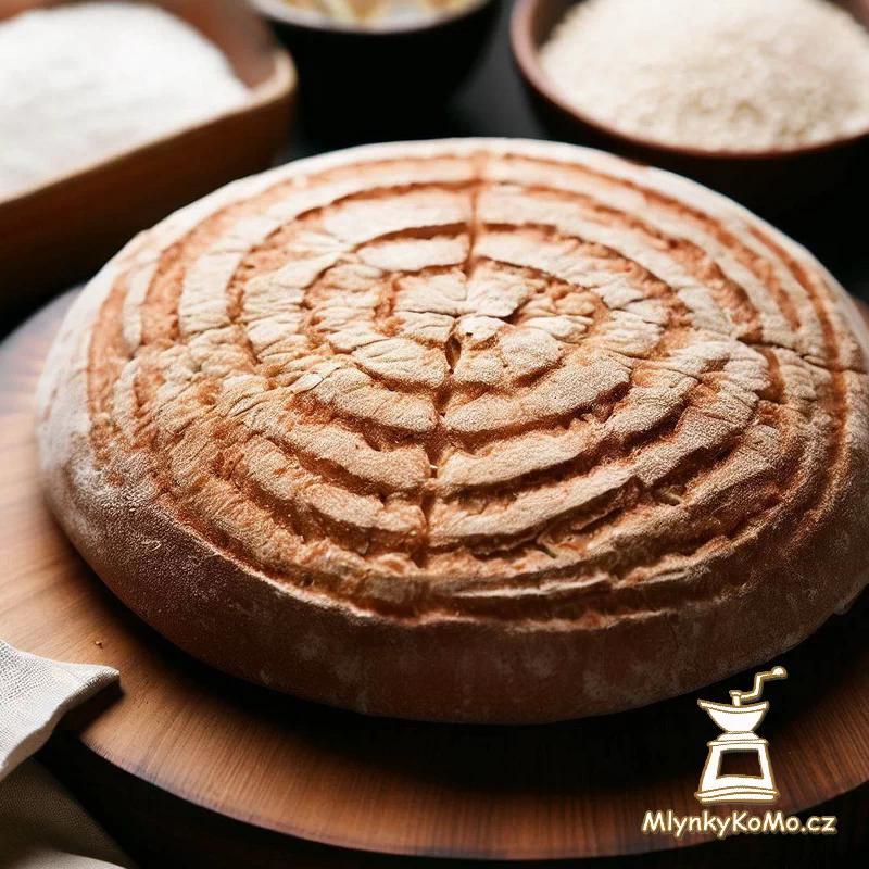 Bohémský bezlepkový chléb s rýžovou moukou